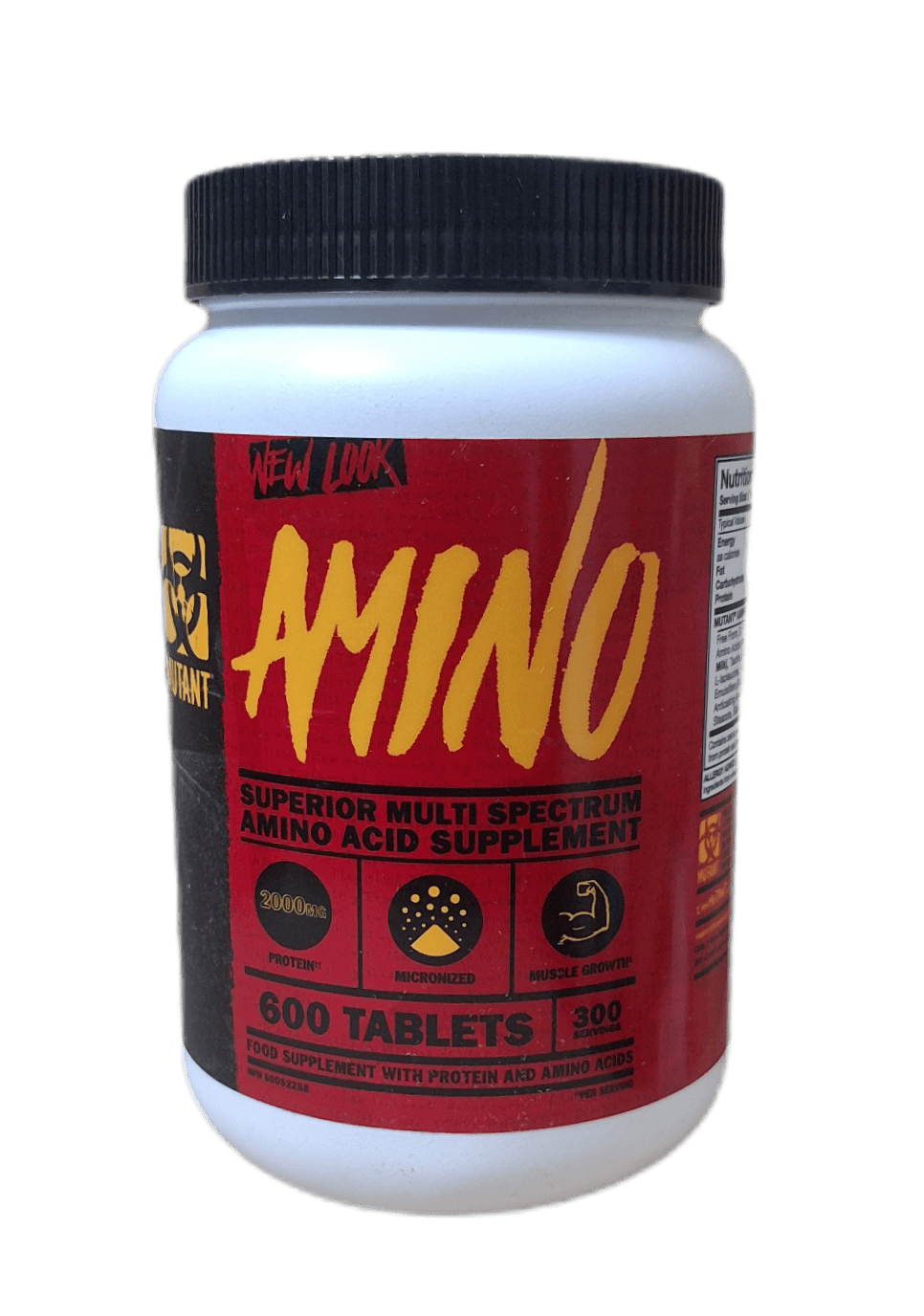 آمینو اسید قرصی متانت (Mutant Amino) ۶۰۰ قرص ۳۰۰ سروینگ